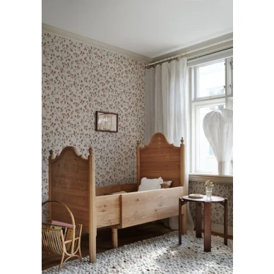 terracotan varinen Bokskog lehtitapetti image