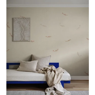 Hav on ihastuttava kalatapetti ruskea terracotan varisena image