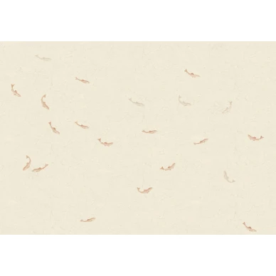 Hav terracotan varinen kalatapetti image