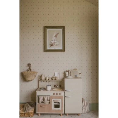 kukkatapetti tulips for belle sinisena image