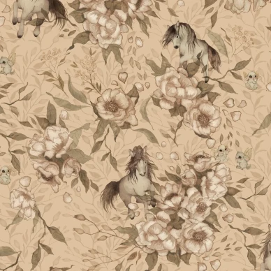 Vaaleanpunainen Ponies for hollie kukka ja ponitapetti image