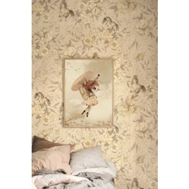 mrs mighetton ponies for hollie keltainen tapetti image