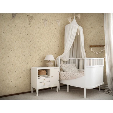 Dear Swan keltainen lastentapetti Mrs Mighettolta image