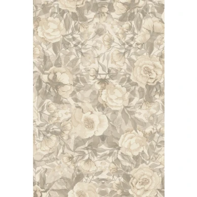 Poppies for Marlene kaunis harmaa kukkatapetti image