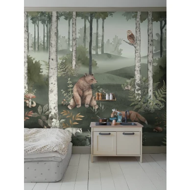 6943 WildForestMural Roomshot 4 image