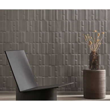 Eos Prism tumaan harmaa akustiikkatapetti odotushuoneeseen image