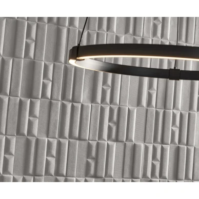 Eos Prism vaalea harmaa akustiikkatapetti julkisiin tiloihin image