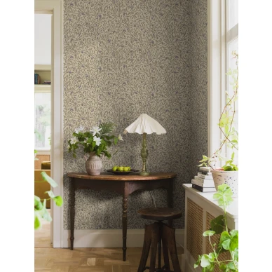 Borastapeter kellanvihrea lehtitaetti Olivtrad eteiseen image