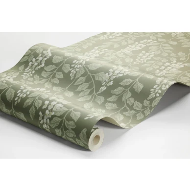 Borastapeter Blaregn 5710 lamminvihrea kukkatapetti image