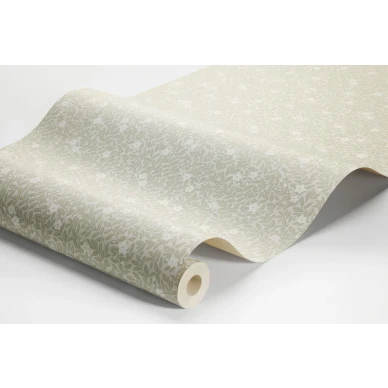 Borastapeter Myrten 5712 vaaleanvihrea kukkatapetti image