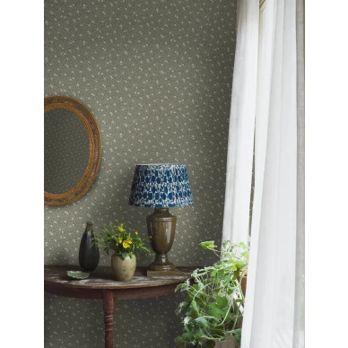 Borastapeter Myrten 5716 metsanvihrea kukktapetti olohuoneeseen image