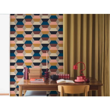 Borastapeter Prisma 4753 graafinen tapetti tyohuoneeseen image