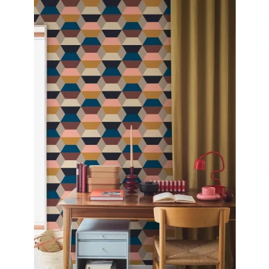 Borastapeter Prisma 4753 graafinen tyohuoneen tapetti image