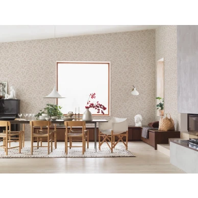 Borastapeter Curve abstrakti tapetti keittiossa image