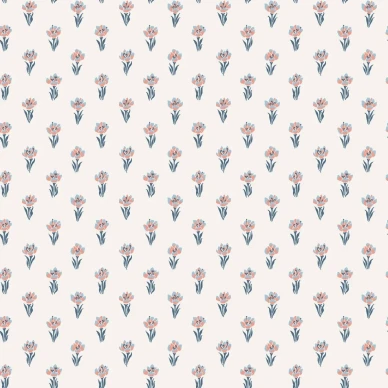 S10372 Berry sininen kukkatapetti Sandberg image