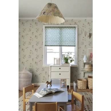 S10391 Hanna tapetti Sandstone lastenhuoneessa Sandberg  image