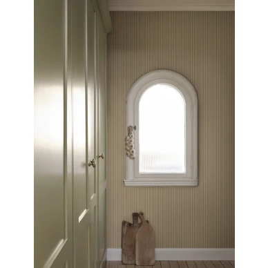 S10395 Linn olohuoneen raitatapetti Honey Sandberg image