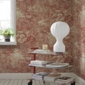 S10401 Forest Toile olohuoneen lehtitapetti Red Sandberg