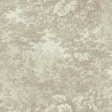 S10404 Forest Toile lehtitapetti Sandstone Sandberg image