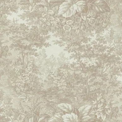 S10404 Forest Toile lehtitapetti Sandstone Sandberg image