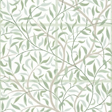S10407 Emmie lehtitapetti Spring Green Sandberg image