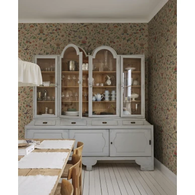 S10408 Hedda keittion lehtitapetti Colorful Sandberg image