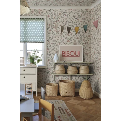 S10410 Hedda lehtitapetti lastenhuoneessa Pastel Sandberg image