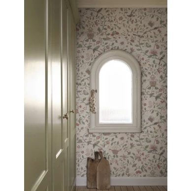 S10410 Hedda makuuhuoneen lehtitapetti Pastel Sandberg image