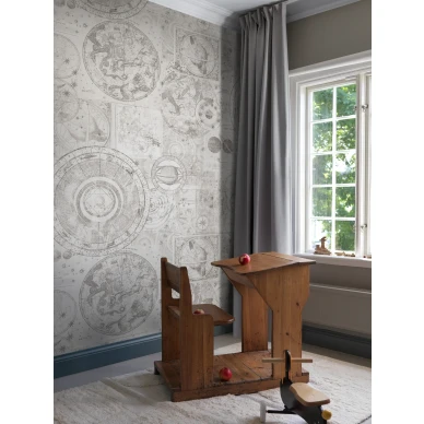 9549W VintageStarMap Roomshot image