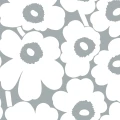 Marimekko Unikko 25907 Hopea kukkatapetti