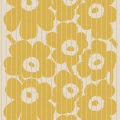 Marimekko Vesi unikko 25996 keltainen koko tapetti