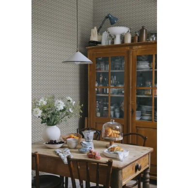 S10456 Edvin Indigo Blue Sandberg Wallpaper interior2 image