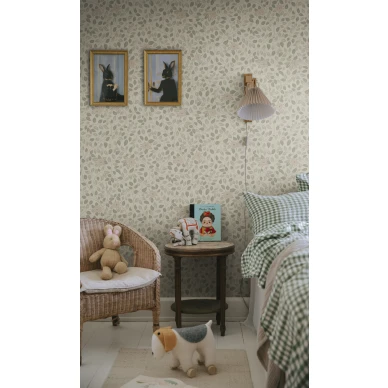 S10462 Solliden Spring Green Sandberg Wallpaper interior2 image