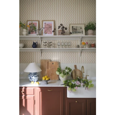 S10555 Erik Dusty Pink Sandberg Wallpaper interior2 image