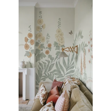 S10481 Aino Peach Sandberg Wallpaper interior1 image