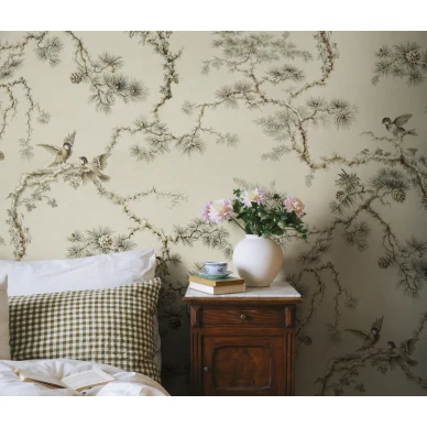 S10655 Noah Mural Sandstone Sandberg Wallpaper interior1 image