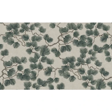 S10488 Pine Mural Green Sandberg Wallpaper product image