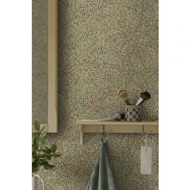 S10496 Simon Garden Green Sandberg Wallpaper interior4 image