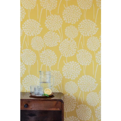 daaliat tapetti keltainen image