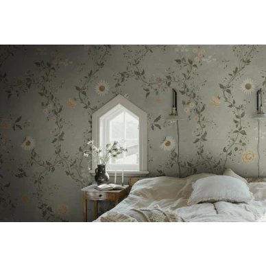 S10515 Inger Light Blue Sandberg Wallpaper interior1 image