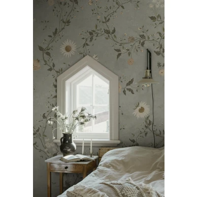 S10515 Inger Light Blue Sandberg Wallpaper interior2 image