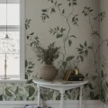 S10518 Josefine Green Sandberg Wallpaper interior3