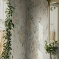 S10523 Lovisa Mural Orange Sandberg Wallpaper interior2