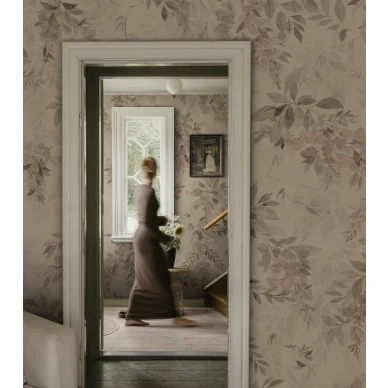 S10565  Lovisa Mural Terracotta Sandberg Wallpaper interior2 image