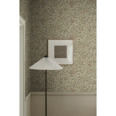 S10557 Linnea Burgundy Sandberg Wallpaper interior1 image