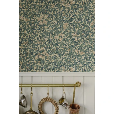 S10558 Linnea Blue Sandberg Wallpaper interior2 image