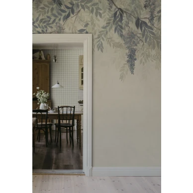 S10656 Wisteria Blue Sandberg Wallpaper interior3 image