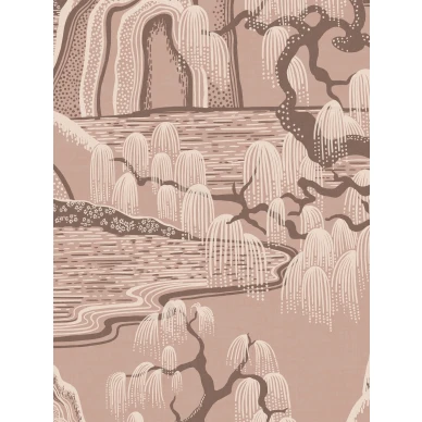 9593W IndigoGardenMural Closeup image