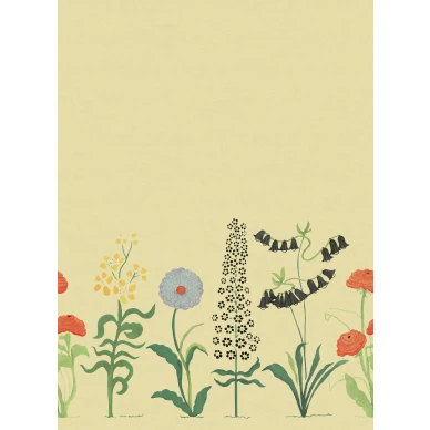 9565W Hollyhock PatternImage image