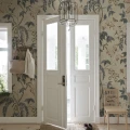 S10574 Ottilia Misty Blue Sandberg Wallpaper interior1